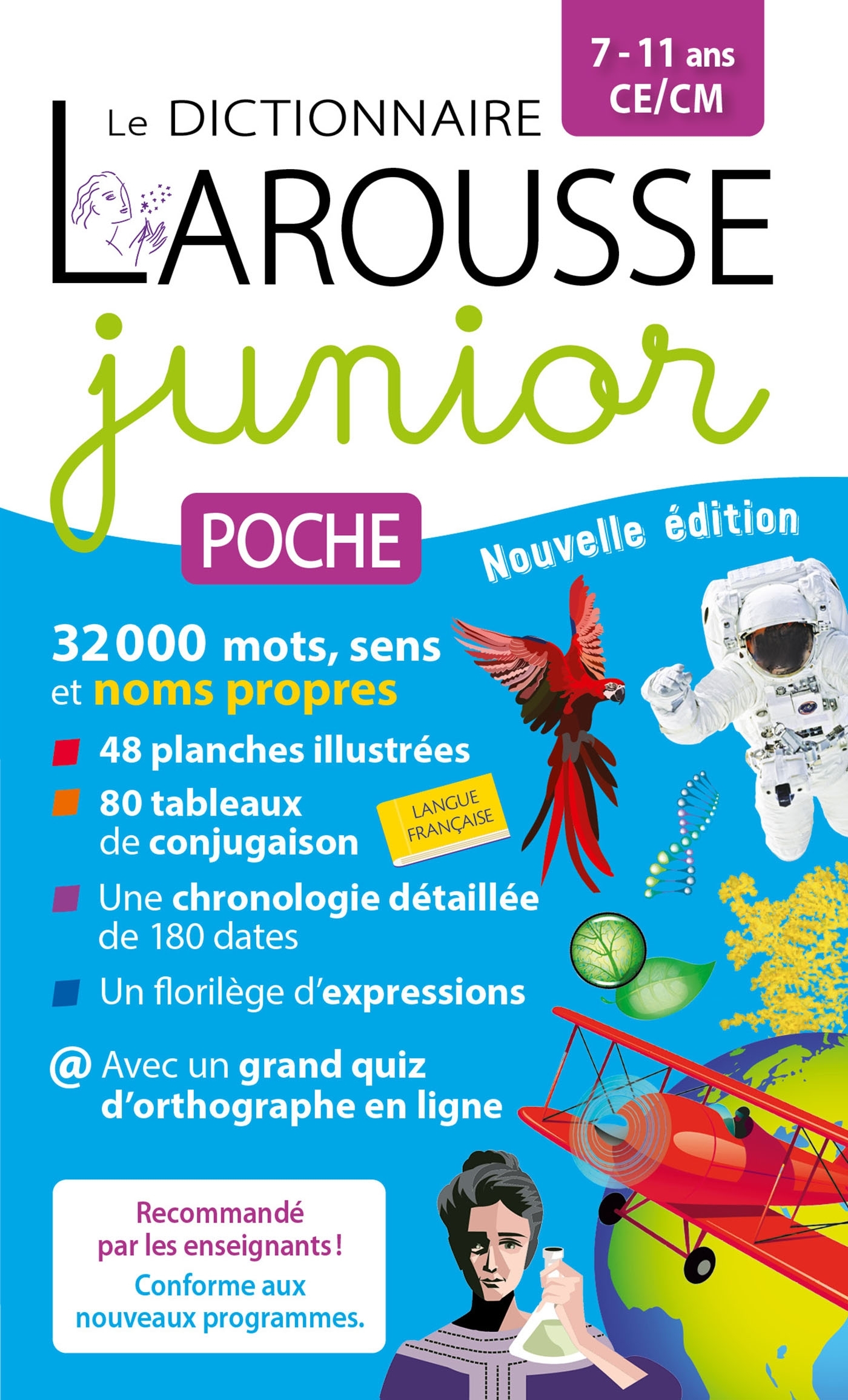 Dictionnaire Larousse junior poche CECM 7/10 ans 2023 Pichon