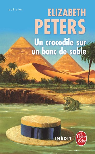 CROCODILE SUR UN BANC DE SABLE
