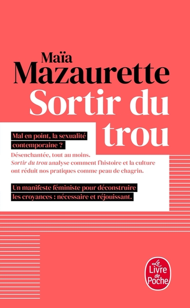 SORTIR DU TROU - LEVER LA TETE - ET ECHAPPER A NOTRE VISION ETRIQUEE DU SEX