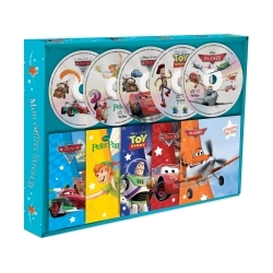 COFFRET CD CARS 1 & 2, PLANES, TS, PETER PAN