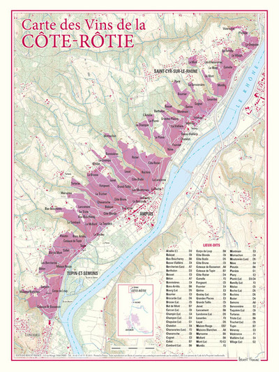 CARTE DES VINS DE COTE- ROTIE