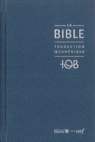 BIBLE TOB RELIEE RIGIDE BRUN