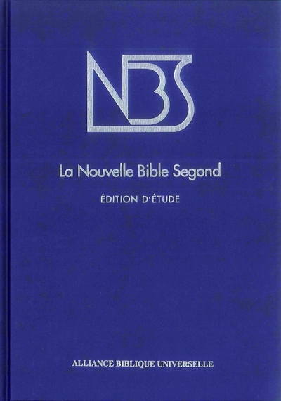 NOUVELLE BIBLE SEGOND EDITION D´ETUDE