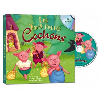 TROIS PETITS COCHONS - LIVRE + CD