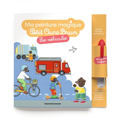 LES VEHICULES - MA PEINTURE MAGIQUE POB - FEUTRES A EAU - MAI 25