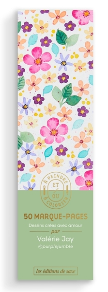 MARQUE-PAGES PAR PURPLE JUMBLE