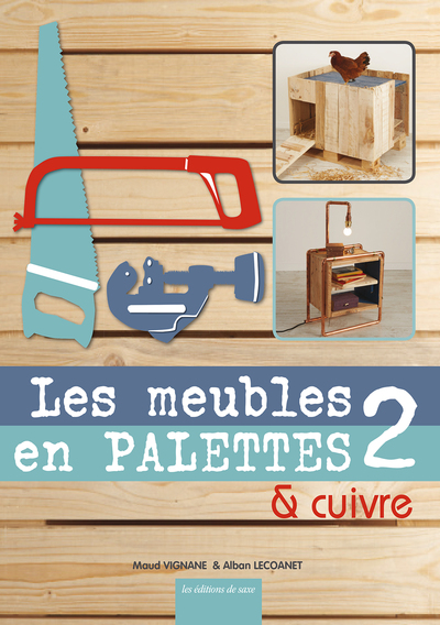 MEUBLES EN PALETTES ET CUIVRE 2