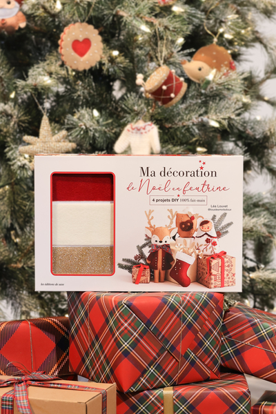 COFFRET NOEL TRADITIONNEL EN FEUTRINE