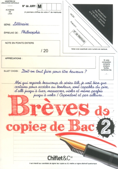 BREVES DE COPIES DE BAC - TOME 2