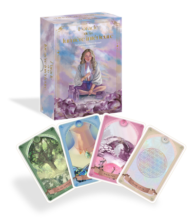 ORACLE DE LA LUMIERE INTERIEURE (FORMAT POCHE) - UN JEU DE CARTES DIVINATOIRES AVEC 50 CARTES ET UN