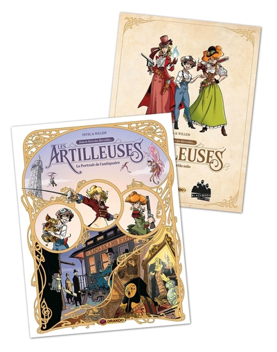 LES ARTILLEUSES - T02 - LES ARTILLEUSES - VOL. 02/3 + JEU DE ROLE - EDITION LIMITEE - LE PORTRAIT DE