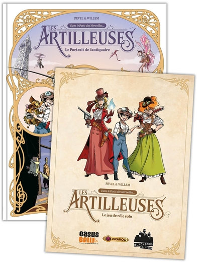 ARTILLEUSES - T02 - LES ARTILLEUSES - VOL. 02/3 + JEU DE ROLE - LE PORTRAIT DE L´ANTIQUAIRE