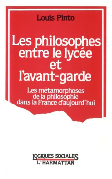 PHILOSOPHES ENTRE LE LYCEE ET L´AVANT-GARDE ...