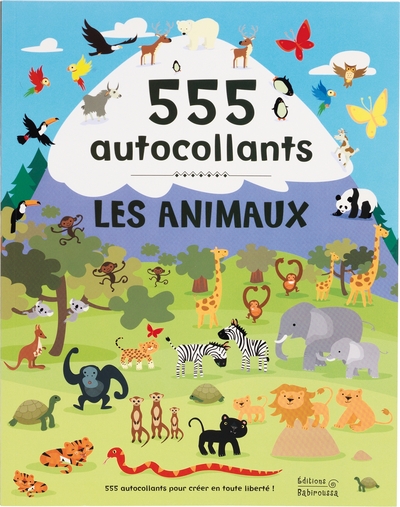ANIMAUX - 555 AUTOCOLLANTS