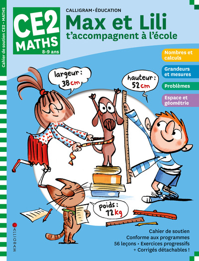 MAX ET LILI T´ACCOMPAGNENT A L´ECOLE EN CE2 / MATHS