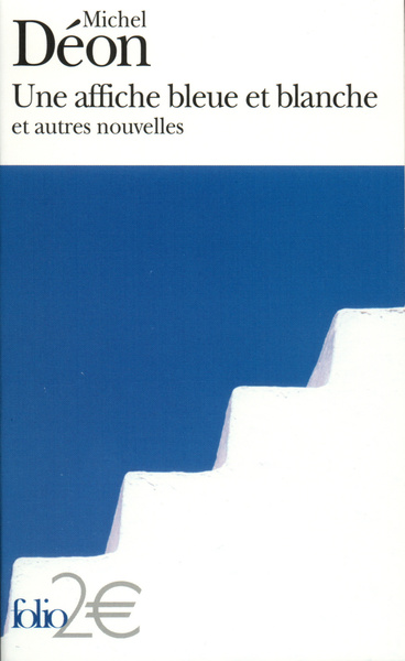 AFFICHE BLEUE ET BLANCHE