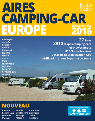 AIRES CAMPING-CAR EUROPE 2016