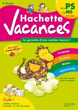 HACHETTE VACANCES - DE PS A MS 3/4 ANS