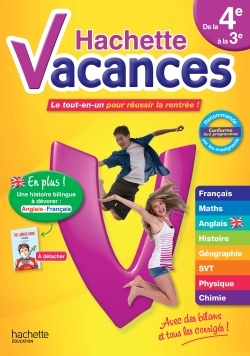 HACHETTE VACANCES DE LA 4E A LA 3E