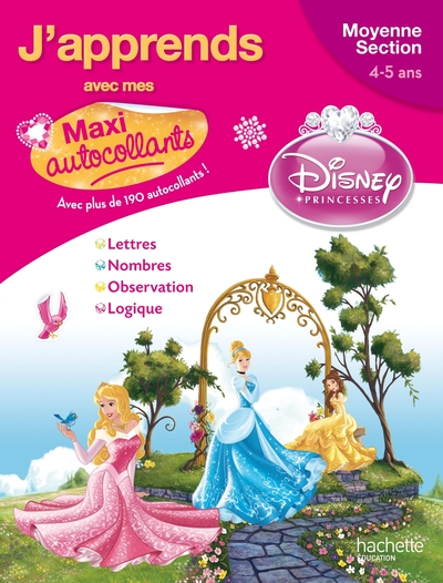 MES AUTOCOLLANTS PRINCESSES MOYENNE SECTION