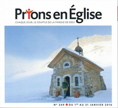 PRIONS POCHE EN EGLISE N349 JANVIER 2016