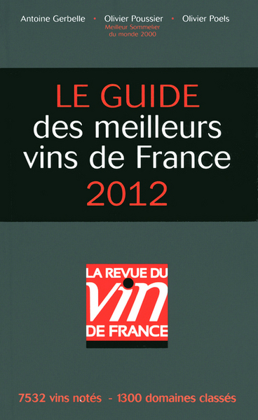 GUIDE DES MEILLEURS VINS DE FRANCE 2012