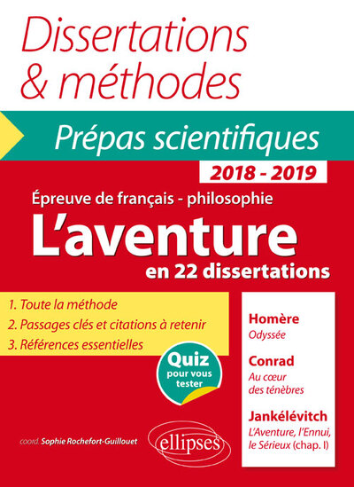 L´AVENTURE EN 22 DISSERTATIONS HOMERE ODYSSEE CONRAD AU COEUR DES TENEBRES 