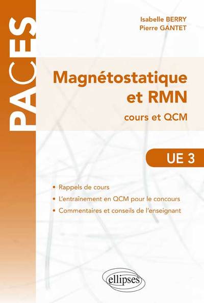 MAGNETOSTATIQUE ET RMN COURS ET QCM UE3 PACES