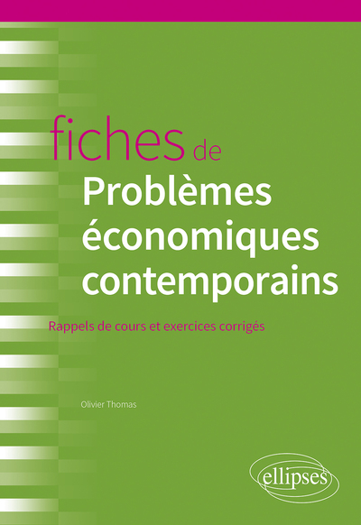 FICHES DE PROBLEMES ECONOMIQUES CONTEMPORAINS