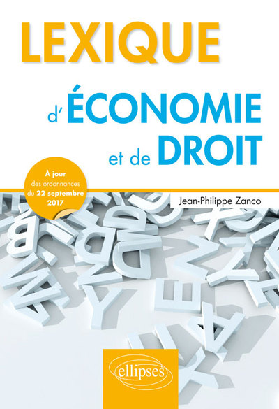 LEXIQUE D´ECONOMIE ET DE DROIT