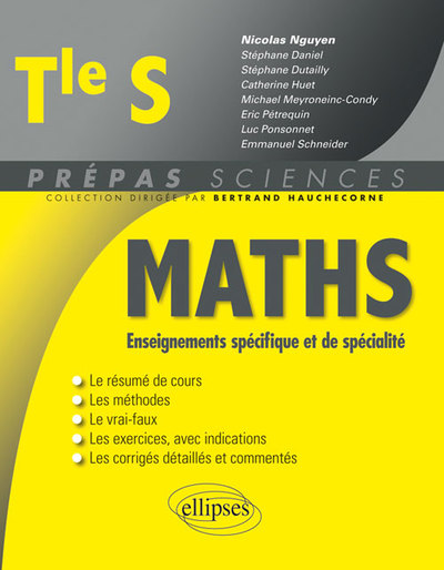 MATHS ENSEIGNEMENTS SPECIFIQUE ET DE SPECIALITE TLE S