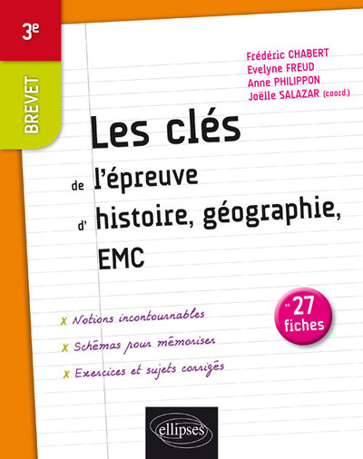 CLES DE L´HISTOIRE-GEOGRAPHIE AU BREVET - TROISIEME