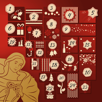 CALENDRIER DE L´AVENT MARIE QUI DEFAIT LES NOEUDS