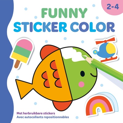 FUNNY STICKER COLOR - 2-4