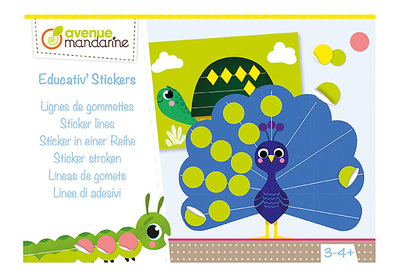 BOITE CREATIVE EDUCATIV´STICKERS LIGNES DE GOMMETTES - KC101C