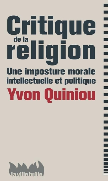 CRITIQUE DE LA RELIGION