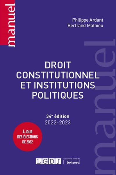 DROIT CONSTITUTIONNEL ET INSTITUTIONS POLITIQUES