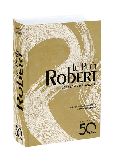 PETIT ROBERT DE LA LANGUE FRANCAISE - JAQUETTE OCRE