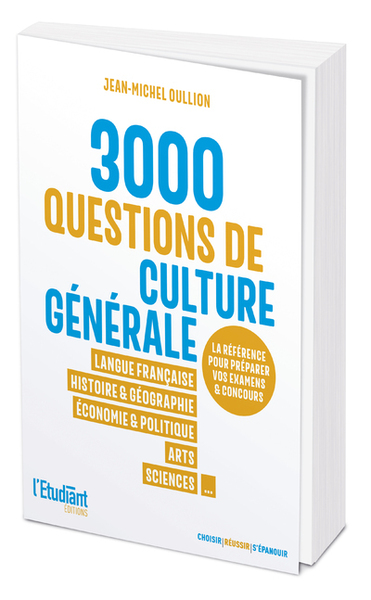 3000 QCM DE CULTURE GENERALE