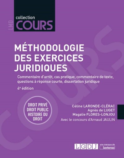 METHODOLOGIE DES EXERCICES JURIDIQUES 4EME EDITION