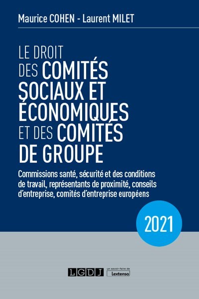 DROIT DES COMITES SOCIAUX ET ECONOMIQUES ET DES COMITES DE GROUPE (CSE) - COMMISSIONS SANTE, SECU
