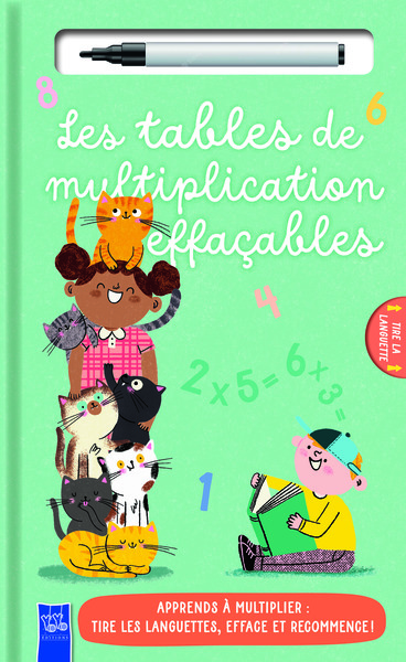 TABLES DE MULTIPLICATION EFFACABLES (AVEC FEUTRE)