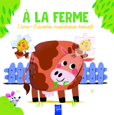 A LA FERME - LIVRE ET PUZZLE