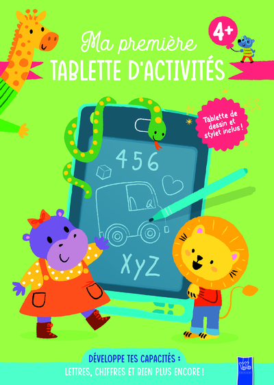 4+ LETTRES, CHIFFRES ET BIEN PLUS ENCORE - TABLETTE D´ACTIVITES