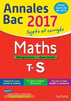 ANNALES BAC 2017 - MATHS TERM S
