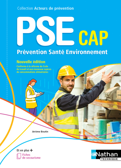 PREVENTION SANTE ENVIRONNEMENT - CAP - POCHETTE ELEVE (ACTEURS DE PREVENTIO
