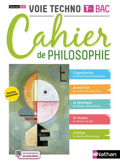 CAHIER DE PHILO - TERM VOIE TECHNOLOGIQUE - ELEVE 2021