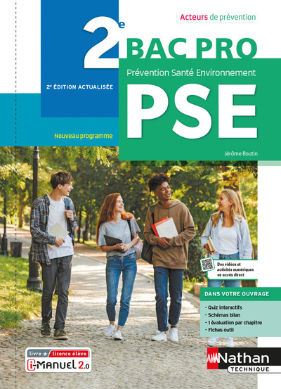 PREVENTION SANTE ENVIRONNEMENT - 2EME BAC PRO (ACTEURS DE PREVENTION) LIVRE + LICENCE ELEVE - 2021