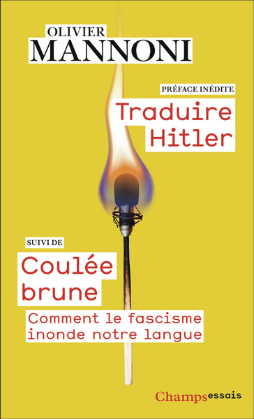TRADUIRE HITLER SUIVI DE COULEE BRUNE