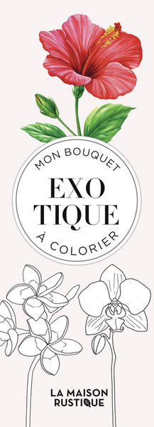 MON BOUQUET EXOTIQUE A COLORIER